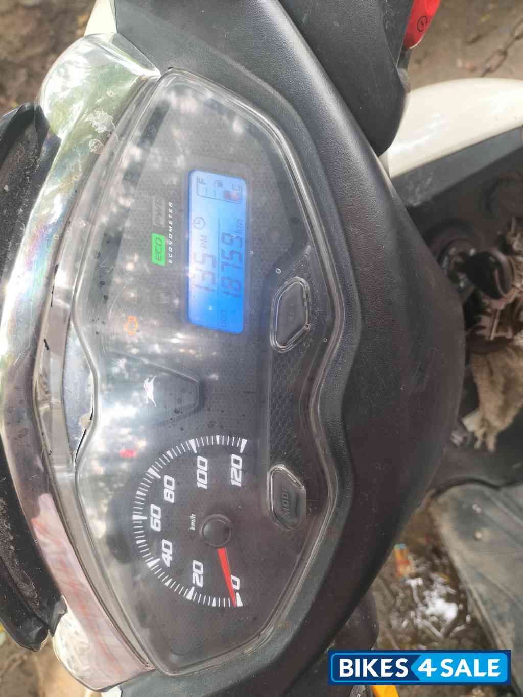 White TVS Jupiter 125