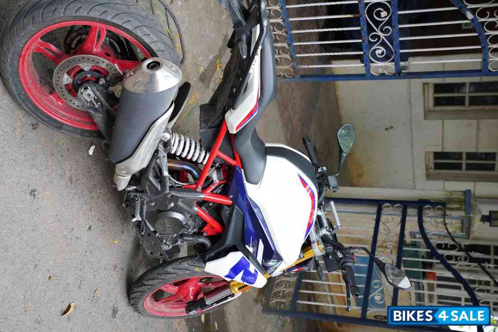 White And Blue BMW G 310 R BS6