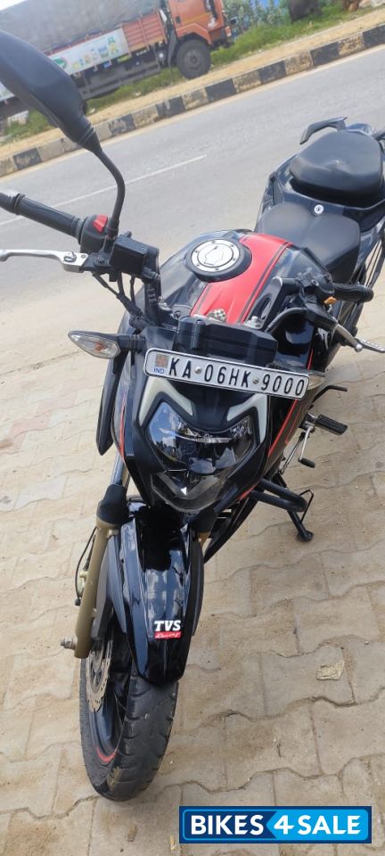 Black N Red TVS Apache RTR 200 4V ABS