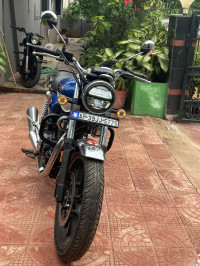 Blue Honda CB350 HINESS DUAL TONE DLX2