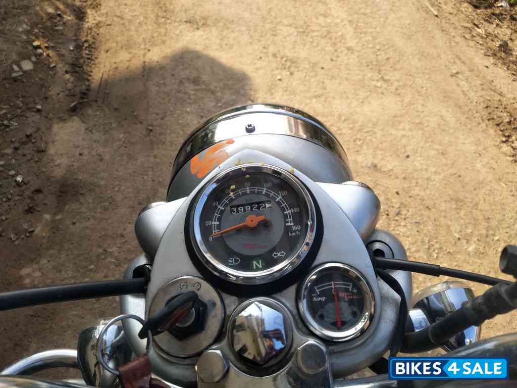 Silver Royal Enfield Bullet Electra Twinspark