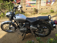 Silver Royal Enfield Bullet Electra Twinspark
