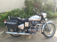 Silver Royal Enfield Bullet Electra Twinspark