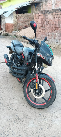 Black Bajaj Pulsar 125 Split Seat