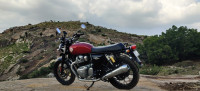 Canyon Red Royal Enfield Interceptor 650 Twin