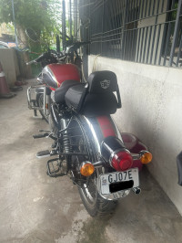 Red Chrome Royal Enfield Classic 350 Dual Channel BS6