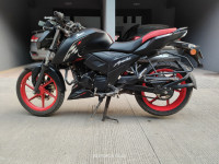 Black Red TVS Apache RTR 160 4V Special Edition