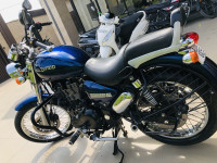 Blue Royal Enfield Thunderbird 500
