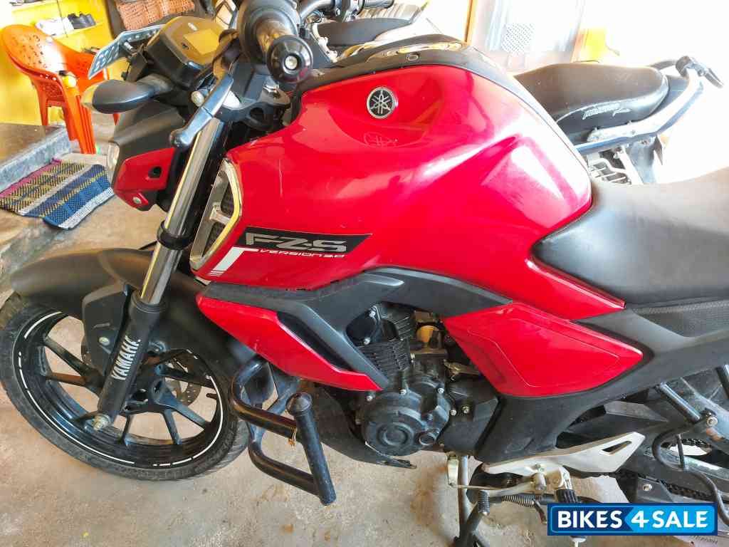 Red Yamaha FZ-S FI V3 BS6