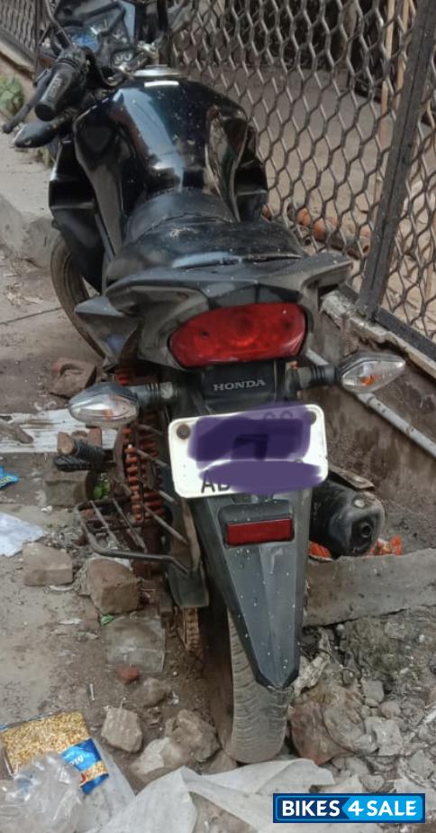 Black Honda CB Twister