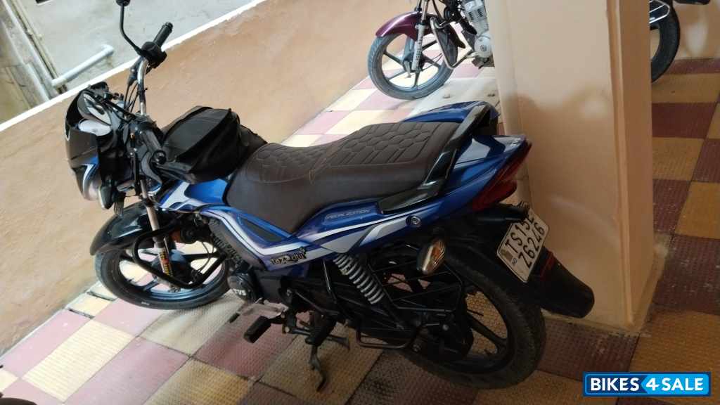 Black And Blue TVS Star City Plus