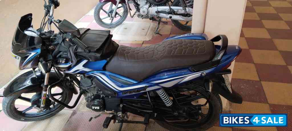 Black And Blue TVS Star City Plus