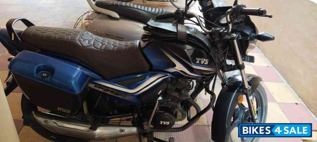 Black And Blue TVS Star City Plus