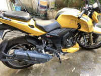 Yellow TVS Apache RTR 200 4V