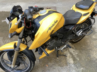 Yellow TVS Apache RTR 200 4V