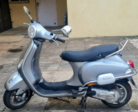 Grey Silver Vespa VXL 125