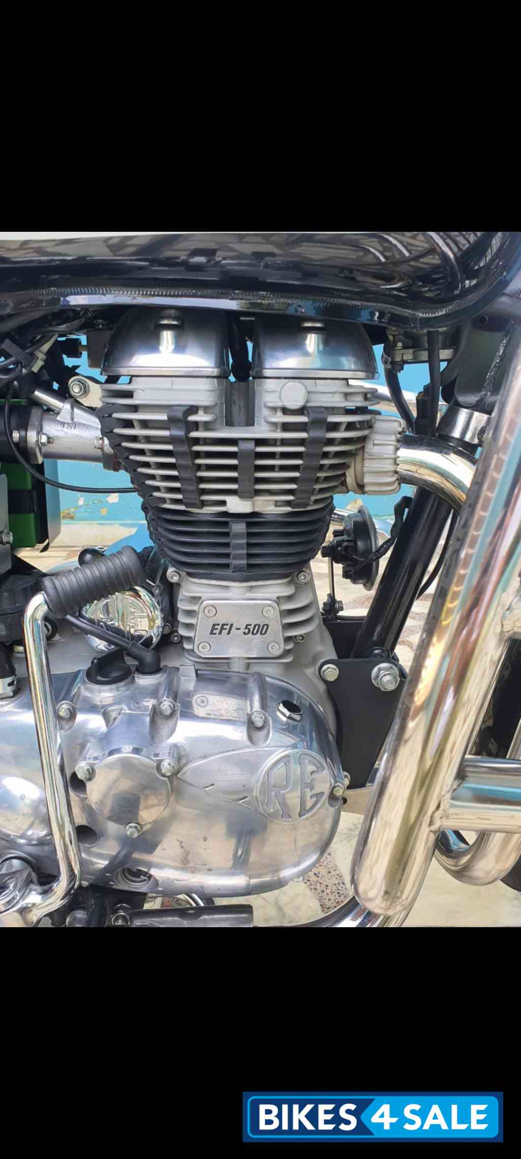 Black Royal Enfield Bullet Standard 500