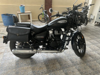 Black Royal Enfield Meteor 350 Stellar