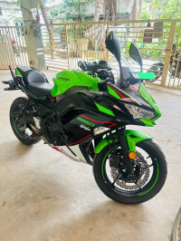 Lemon Green Kawasaki Z650 BS6 2021