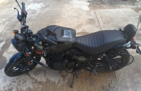 Black Royal Enfield Hunter 350 Metro