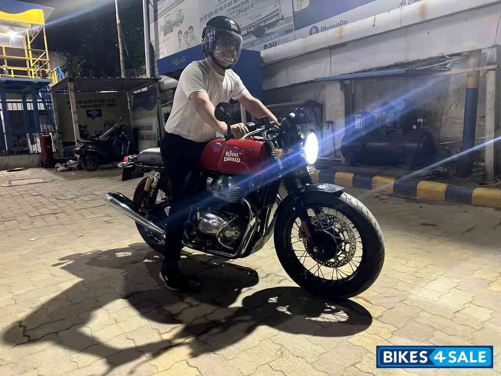 Red Royal Enfield 2023 Continental GT 650