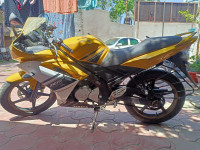 Yellow Yamaha YZF R15