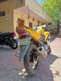 Yellow Yamaha YZF R15