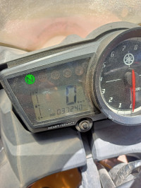 Yellow Yamaha YZF R15