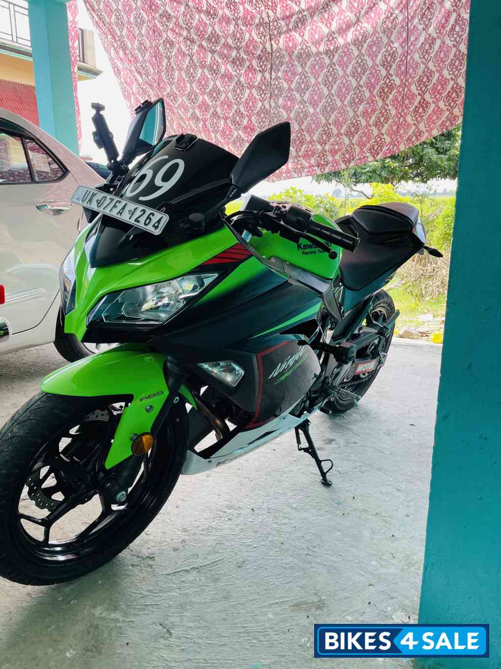 Candy Lime Green Kawasaki Ninja 300 BS6