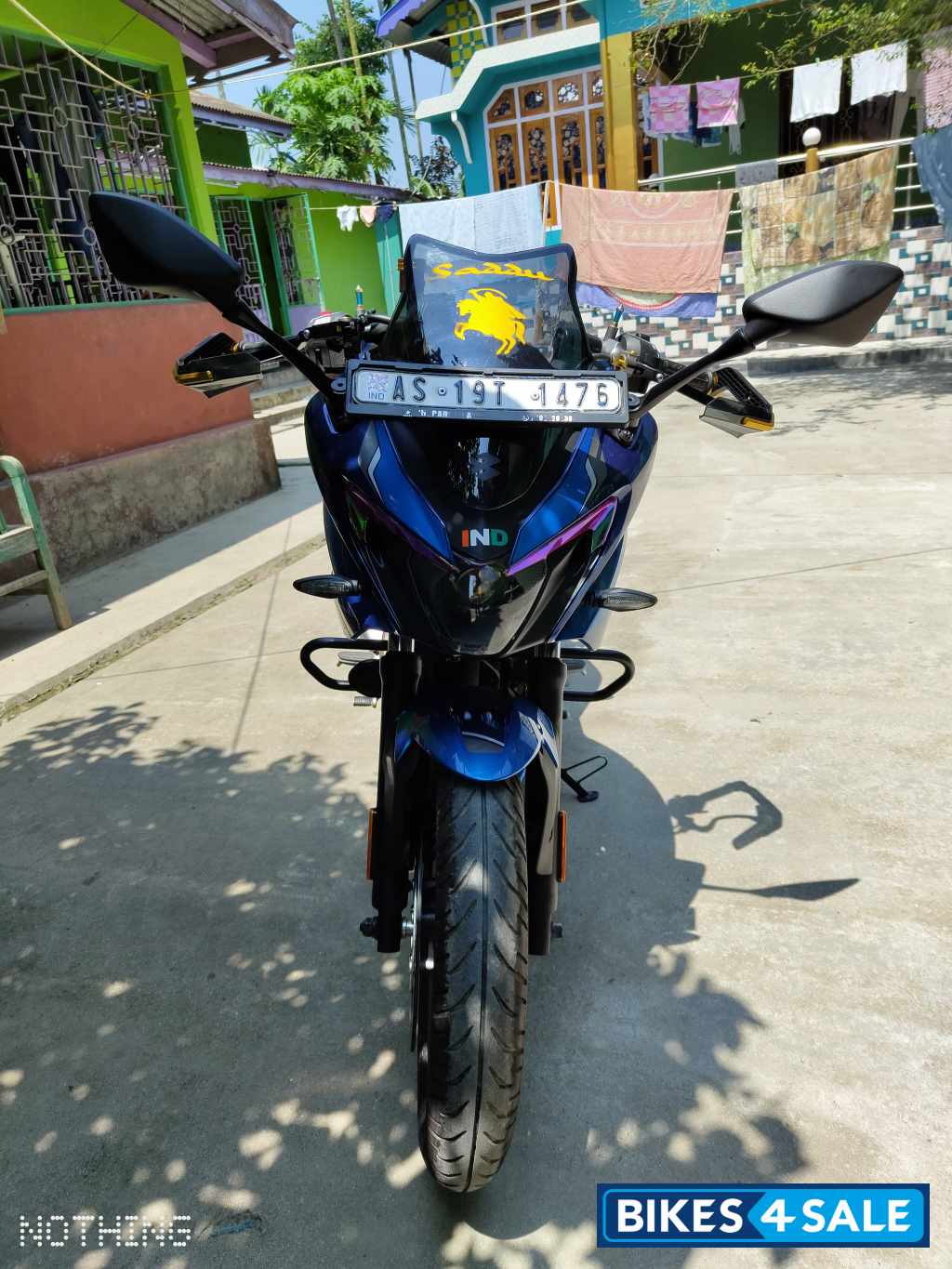 Caribbean Blue Bajaj Pulsar F250
