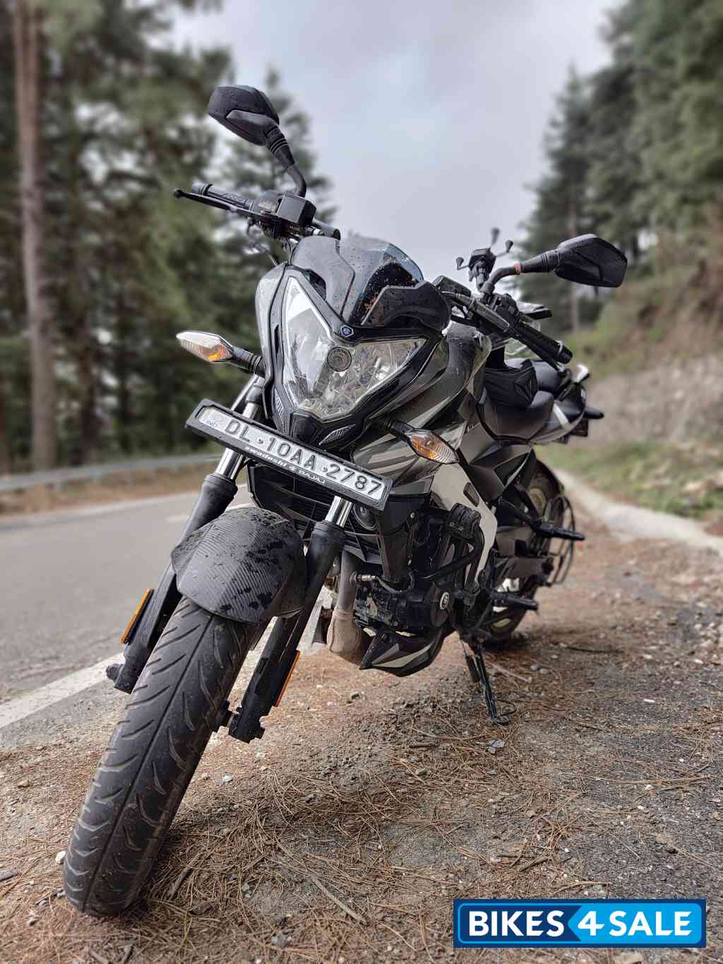 Grey Bajaj Pulsar 200 NS