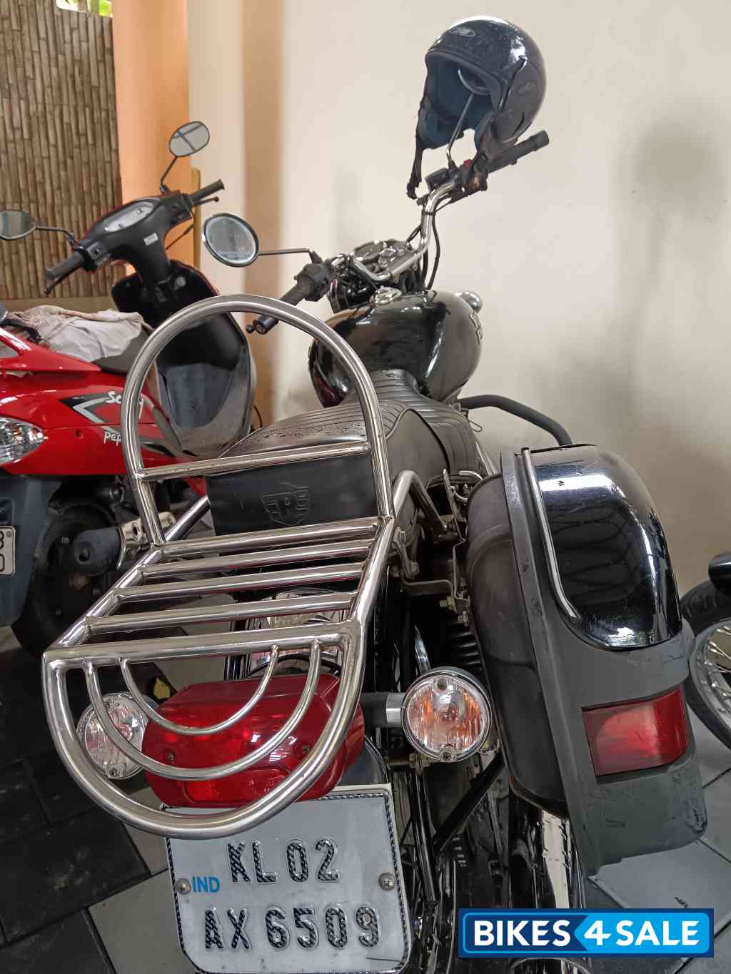 Black Royal Enfield Bullet Electra