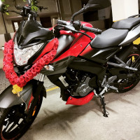 Red Bajaj Pulsar NS200