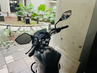 Black Blue Bajaj Discover 125 ST