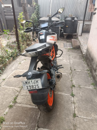 Orange And White KTM Duke 390