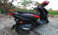 Black With Red TVS NTORQ 125 Race Edition