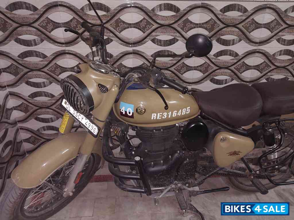 Desert Sand Royal Enfield Classic 350 Dual Channel BS6