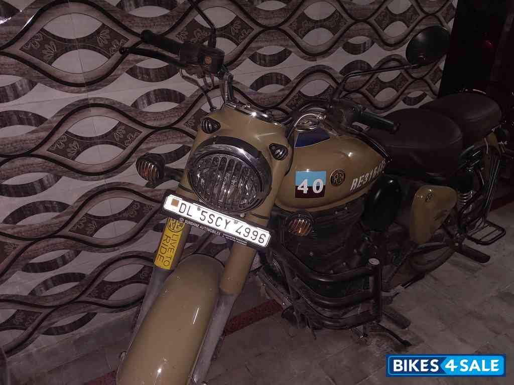 Desert Sand Royal Enfield Classic 350 Dual Channel BS6