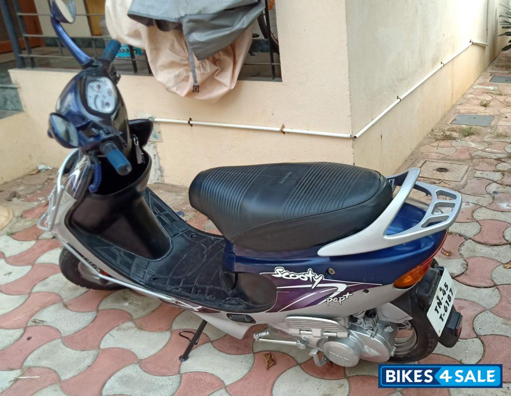 Dark Blue TVS Scooty Pep Plus