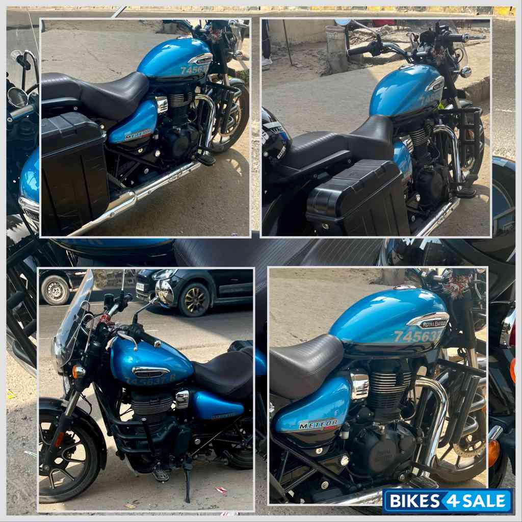Supernova Blue Royal Enfield Meteor 350 Supernova