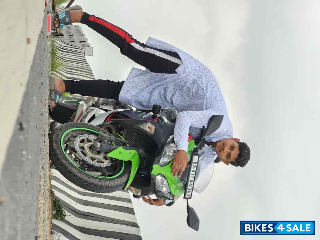 Lime Green Kawasaki Ninja 300 BS6 2022