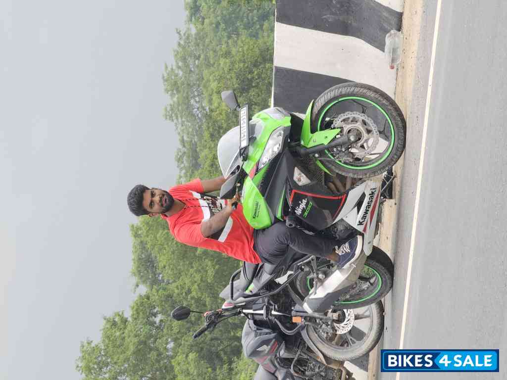 Lime Green Kawasaki Ninja 300 BS6 2022