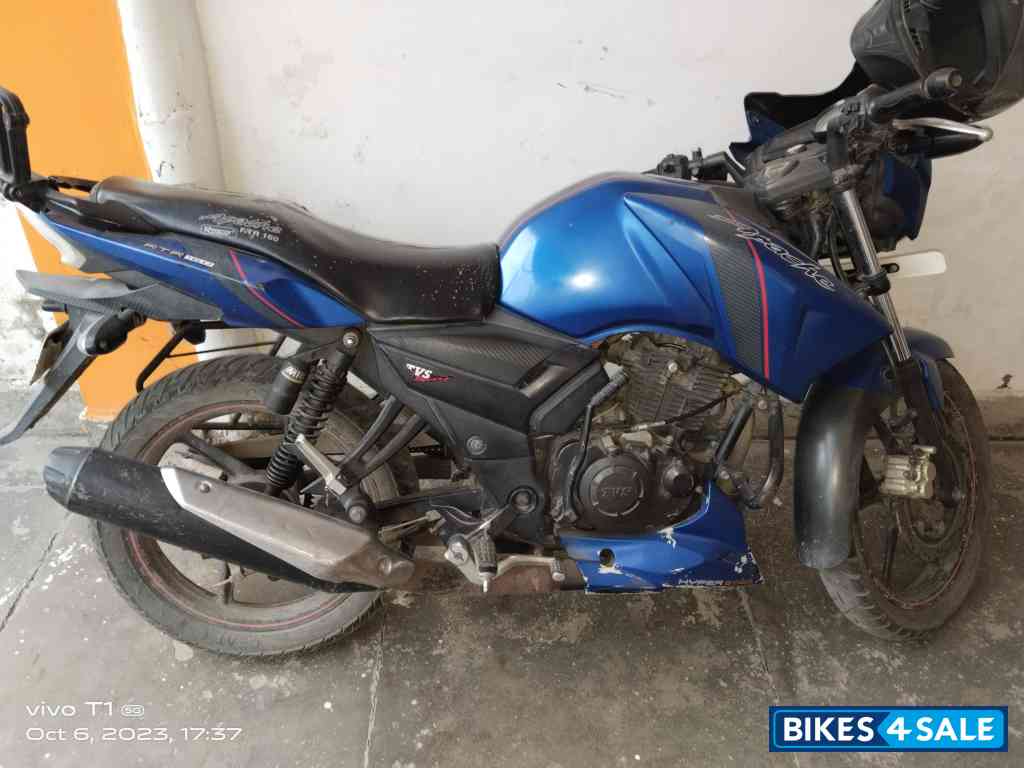 Azure Blue TVS Apache RTR 160
