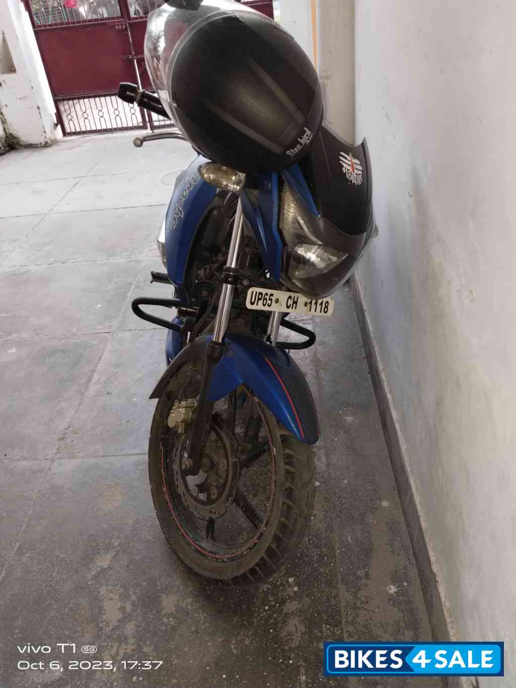 Azure Blue TVS Apache RTR 160