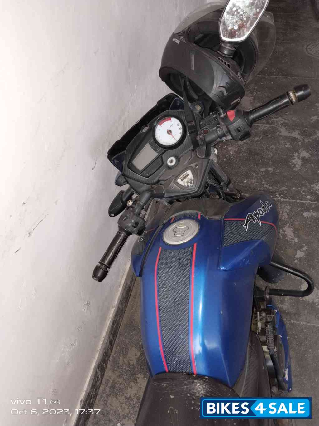 Azure Blue TVS Apache RTR 160