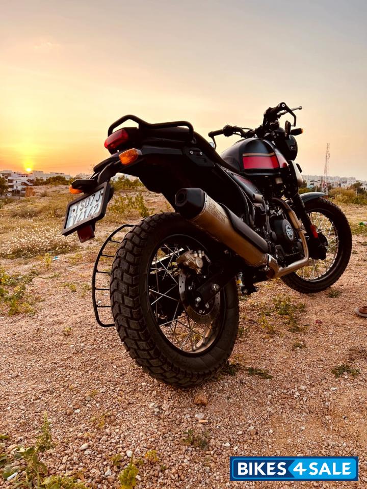 Black Royal Enfield Scram 411