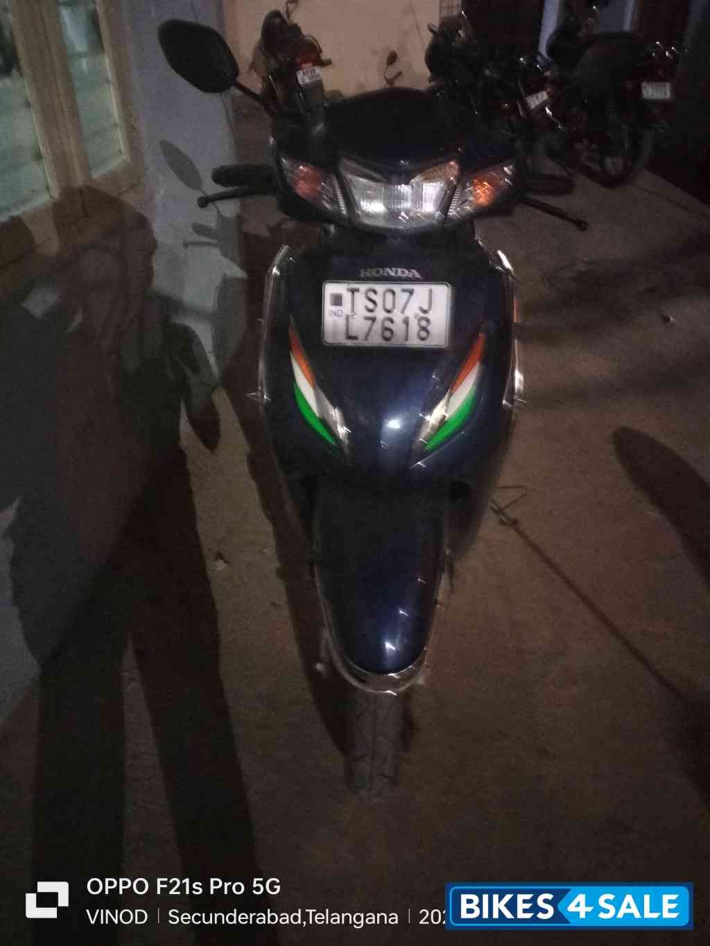 Blue Honda Activa 6G