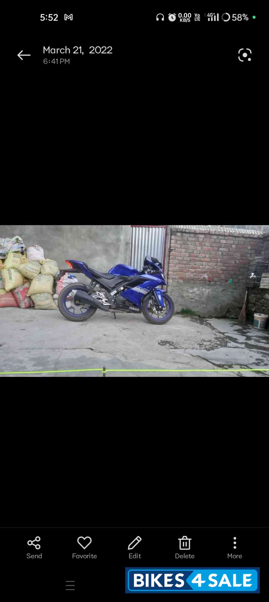 Yamaha YZF R15 V3 BS6