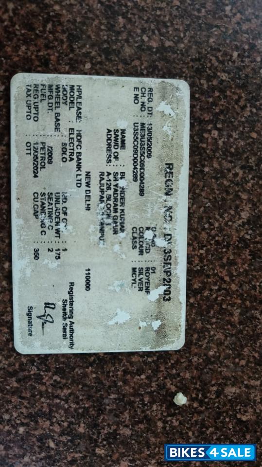 Royal Enfield Thunderbird TwinSpark 350