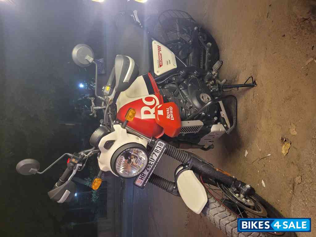 White Flame Royal Enfield Scram 411